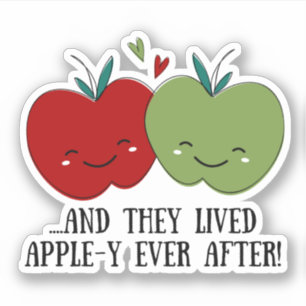 Cute Apple Sticker