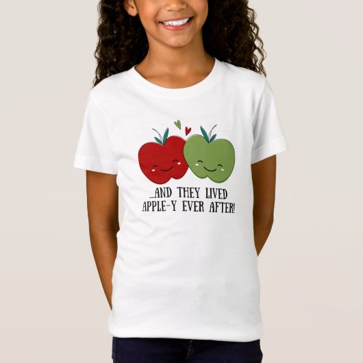 Cute Apple T-shirt (Voorkant)