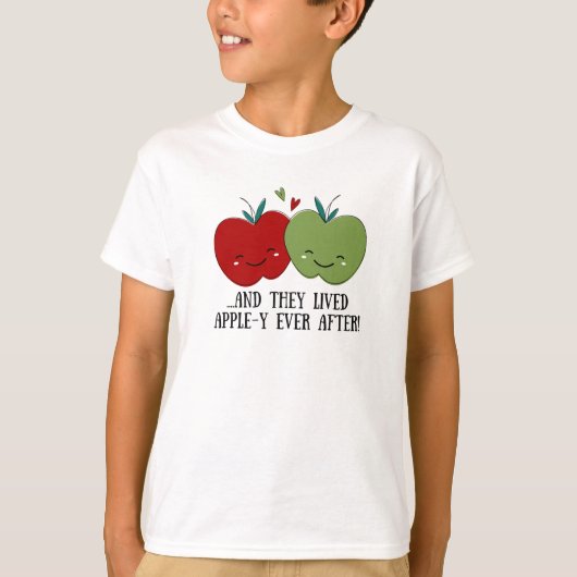 Cute Apple T-shirt (Voorkant)
