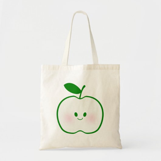 Cute Apple Tote Bag (Voorkant)
