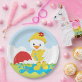 Cute April douches Papieren Bordje (Feest)