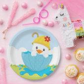 Cute April douches Papieren Bordje (Feest)