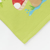Cute April Showers Fleece Deken (Hoek)