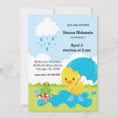 Cute April Showers Kaart (Voorkant)