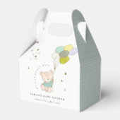 Cute Aqua Barly Wait Beer Balloon Baby shower Bedankdoosjes (Achterkant)