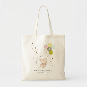 Cute Aqua Blush Beer Ballon Elke dag van de dag Tote Bag