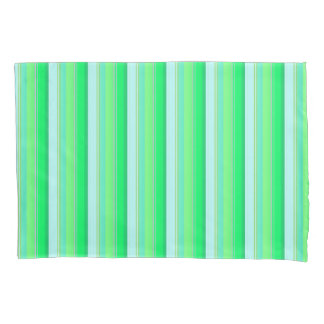 Cute aqua green stripes kussensloop