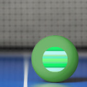 Cute aqua groene strepen pingpongbal (Net)