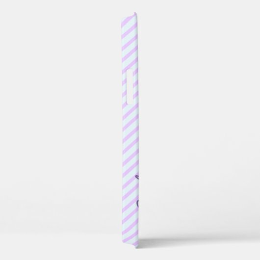 Cute aqua paarse baby, zittende olifant Case-Mate iPhone case (Achterkant / Rechts)