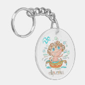 Cute Aquarius Kinder belletjes Sleutelhanger (Voorkant Links)