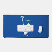 Cute Archerfish cartoon illustration Bureaumat (Keyboard & Muis)