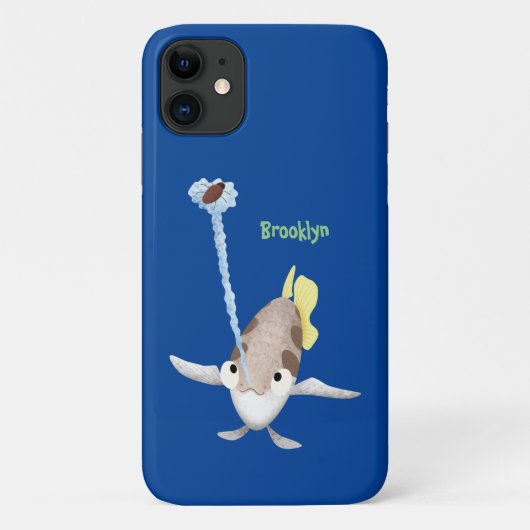Cute Archerfish cartoon illustration Case-Mate iPhone Case (Achterkant)