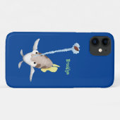 Cute Archerfish cartoon illustration Case-Mate iPhone Case (Achterkant (horizontaal))