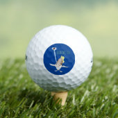 Cute Archerfish cartoon illustration Golfballen (Insitu Shirt)