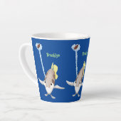 Cute Archerfish cartoon illustration Latte Mok (Linkerhoek)