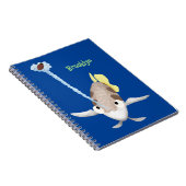 Cute Archerfish cartoon illustration Notitieboek (Rechterzijde)
