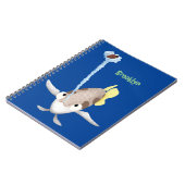 Cute Archerfish cartoon illustration Notitieboek (Linkerzijde)