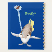 Cute Archerfish cartoon illustration Planner (Achterkant)