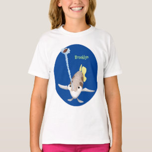 Cute Archerfish cartoon illustration T-shirt