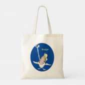 Cute Archerfish cartoon illustration Tote Bag (Achterkant)
