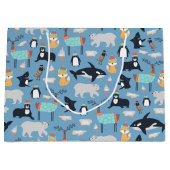 Cute Arcmals Animals Naadloos Patroon Groot Cadeauzakje (Voorkant)