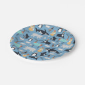 Cute Arcmals Animals Naadloos Patroon Papieren Bordje (Gekanteld)