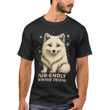 Cute Arctic Fox – “Fur-endly Winter Friend”