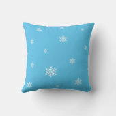 Cute Arctic Fox Snowflake Kind Bedroom Kussen (Achterkant)