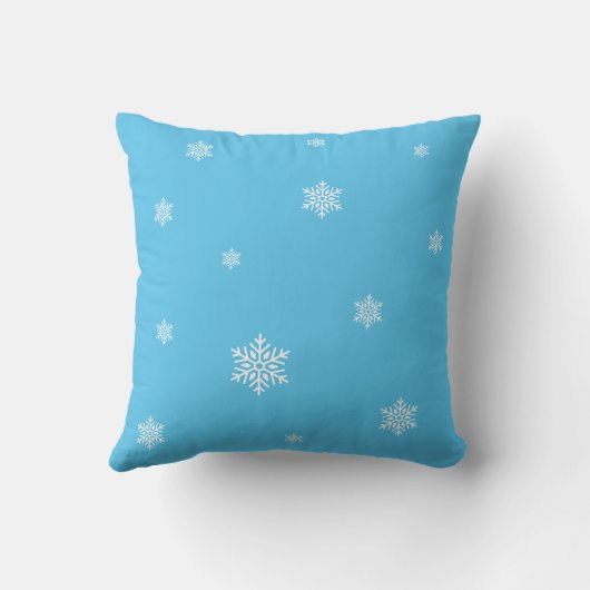 Cute Arctic Fox Snowflake Kind Bedroom Kussen (Achterkant)