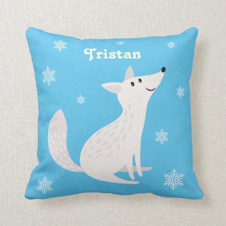 Cute Arctic Fox Snowflake Kind Bedroom Kussen