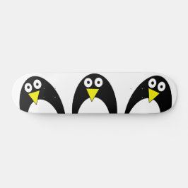 Cute arctische pinguïn tekening persoonlijk skateboard