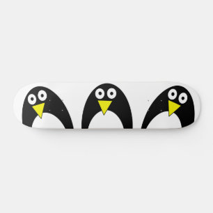 Cute arctische pinguïn tekening persoonlijk skateboard