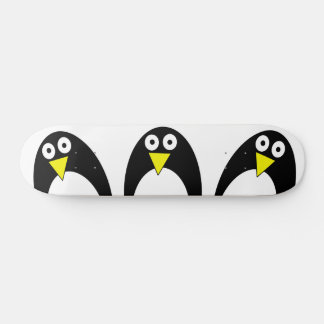 Cute arctische pinguïn tekening persoonlijk skateboard