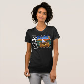 Cute Area 51 Shirt met Alien Spaceship (Voorkant volledig)