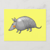 Cute armadillo briefkaart (Voorkant)
