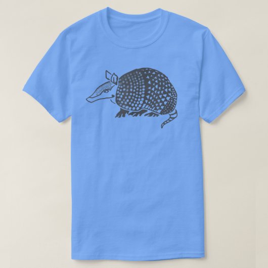 Cute Armadillo Distressed Graphic Design  T-shirt (Design voorkant)