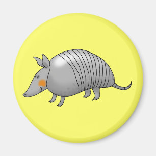Cute armadillo magneet