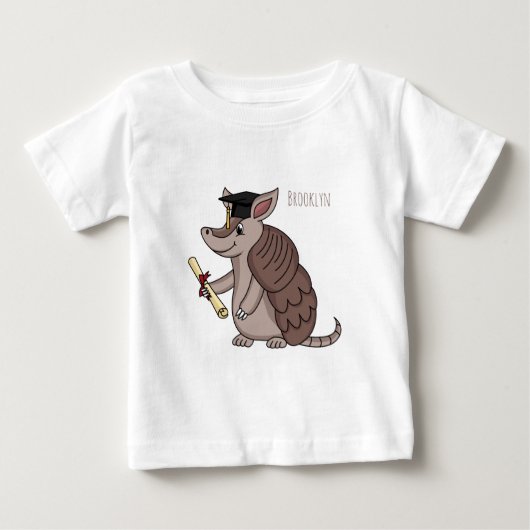 Cute armadillo met cartoon met degressieve dop (Voorkant)