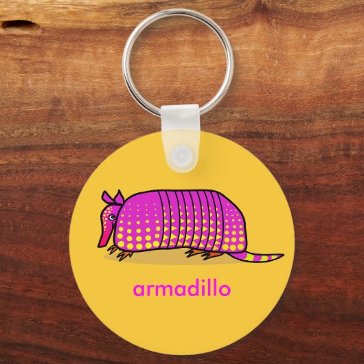 Cute Armadillo Sleutelhanger (Voorkant)