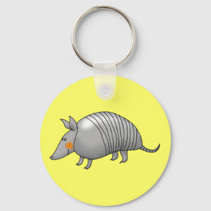 Cute armadillo sleutelhanger