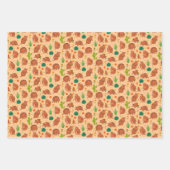 Cute Armadillos Desert Cactus Pattern Inpakpapier Vel (Voorkant 3)