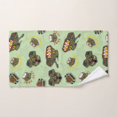 Cute Army Beer Pattern Bad Handdoek (Handdoek)