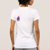 Cute art deco bloemen 10a t-shirt (Achterkant)
