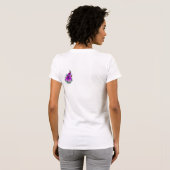 Cute art deco bloemen 10a t-shirt (Achterkant volledig)