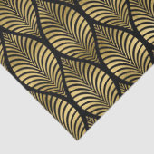 Cute art deco leaf tissuepapier (Detail)