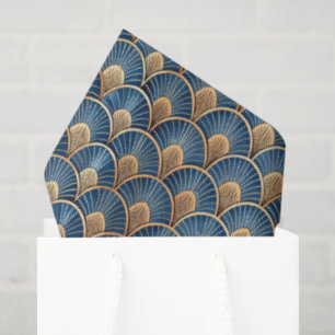 Cute Art Deco tegelpatroon  Tissuepapier