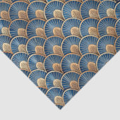 Cute Art Deco tegelpatroon  Tissuepapier (Detail)