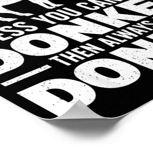 Cute Art For Men Women Kid Safari Animal Lover Poster (Hoek)