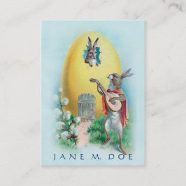 Cute Art - Rabbit Serenade, Dating Service Visitekaartje