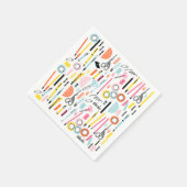 Cute Art Supply Paper Napkins Servet (Hoek)